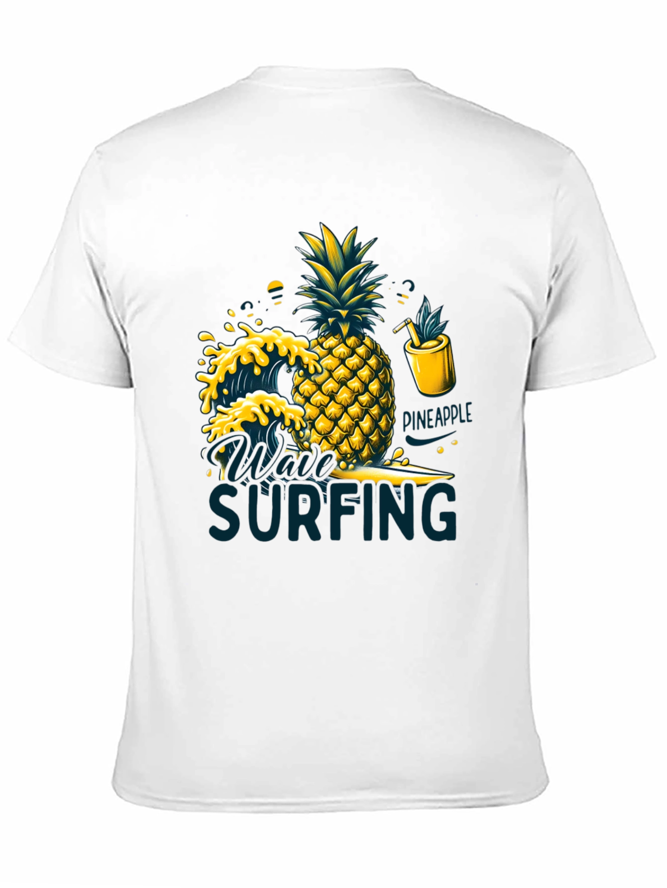 Pineapple Surfing T-Shirt - Summer Vibes