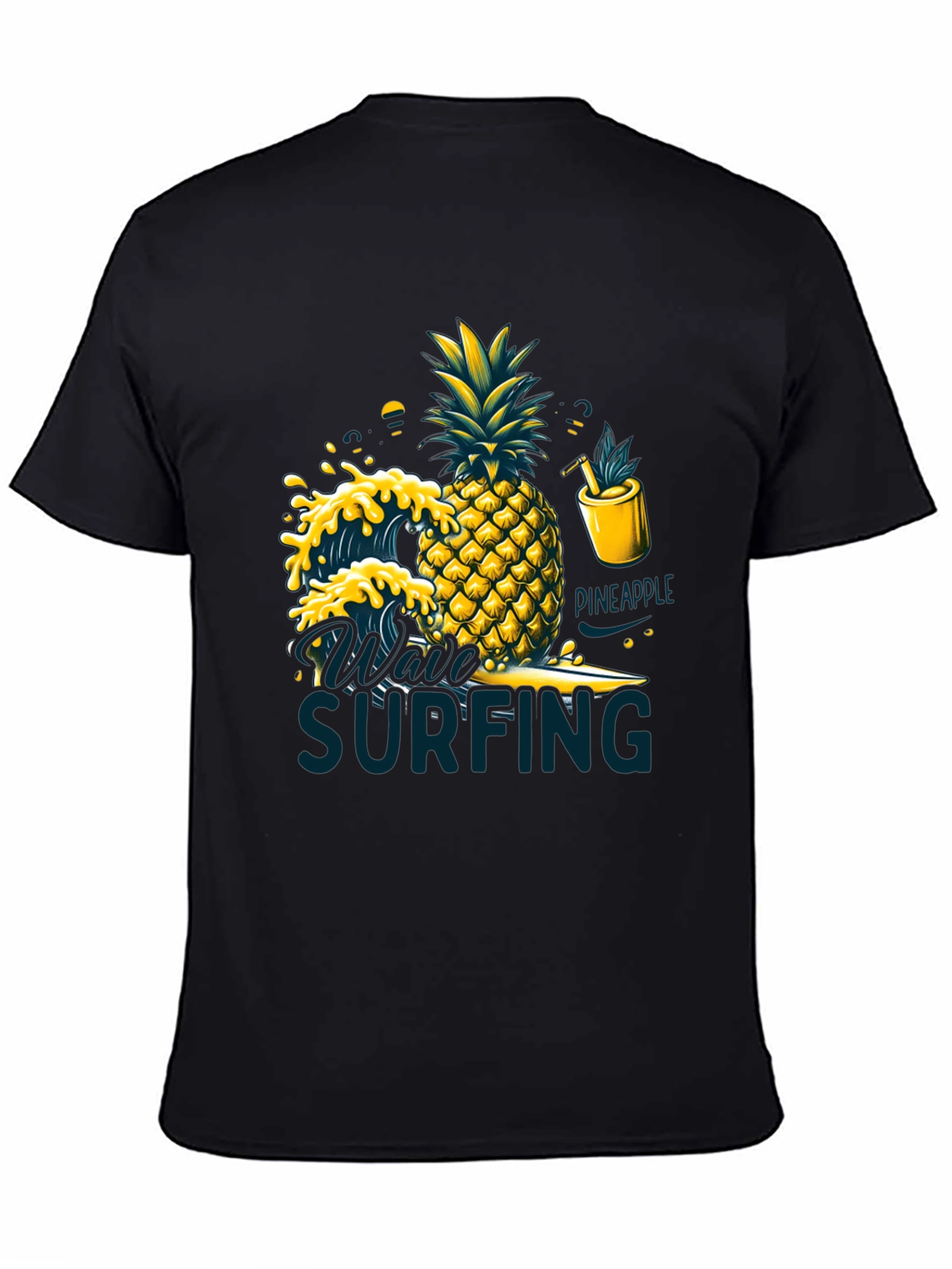 Pineapple Surfing T-Shirt - Summer Vibes