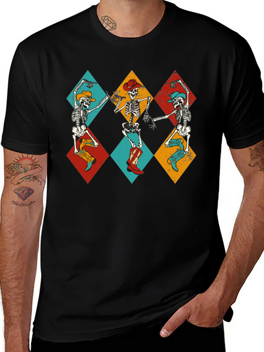 Dancing Skeletons Graphic Tee - Western Theme