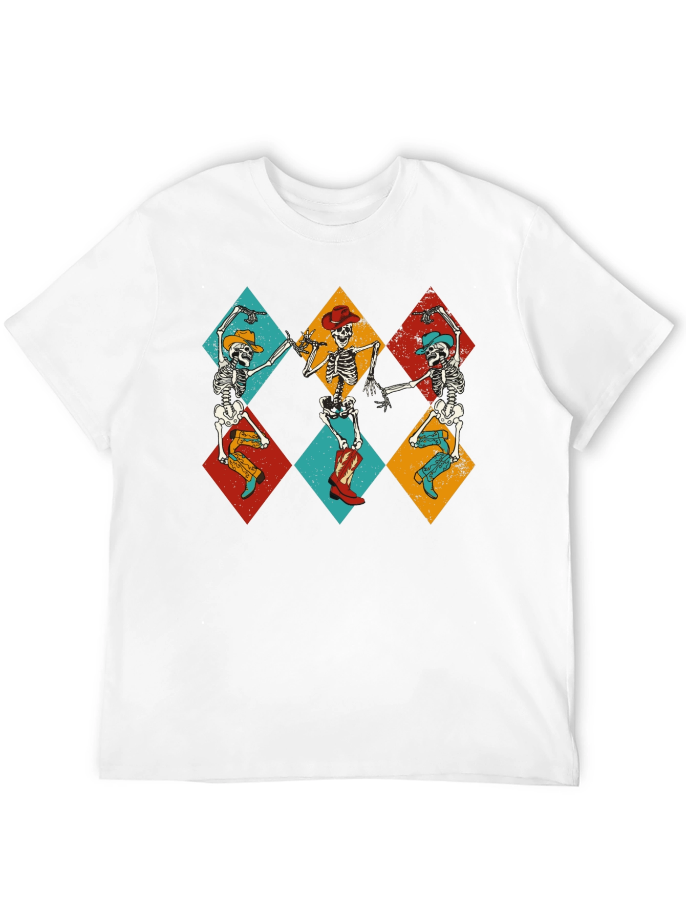 Dancing Skeletons Graphic Tee - Western Theme