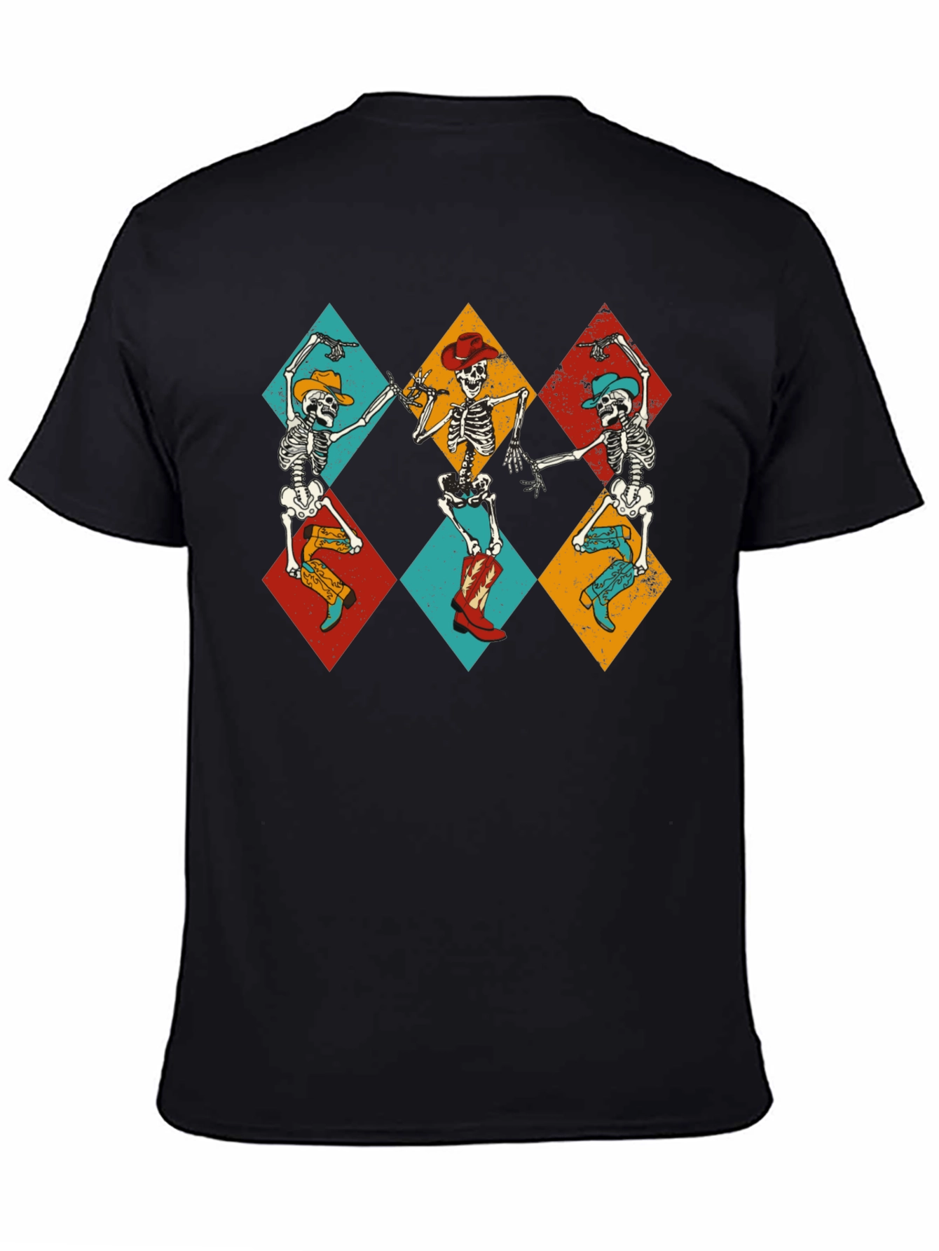 Dancing Skeletons Graphic Tee - Western Theme