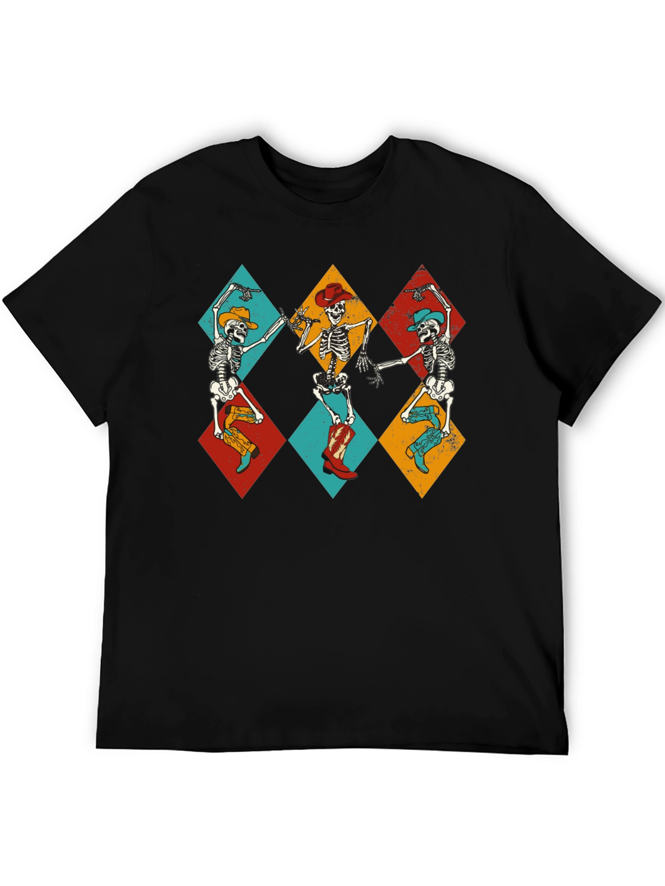 Dancing Skeletons Graphic Tee - Western Theme