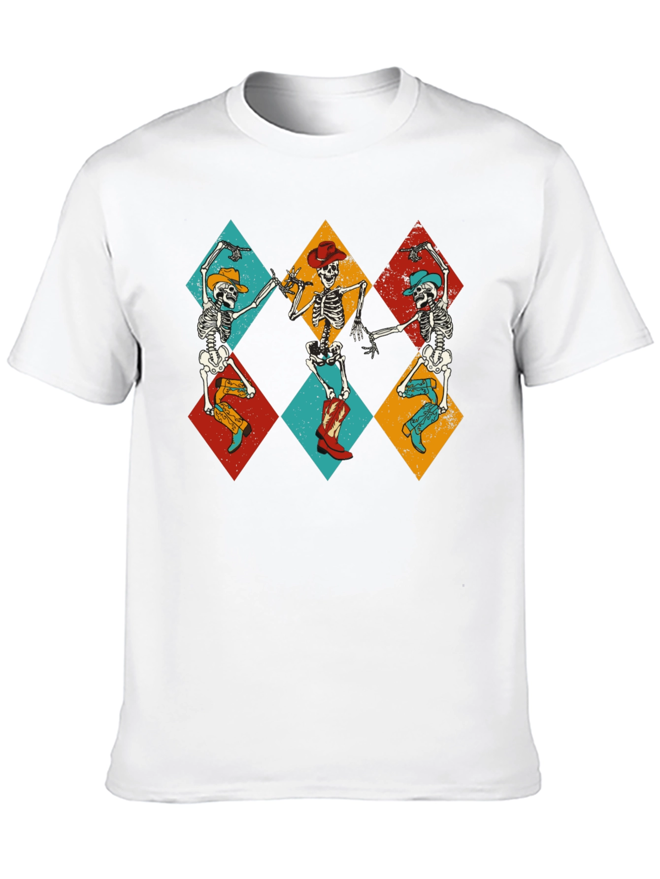 Dancing Skeletons Graphic Tee - Western Theme