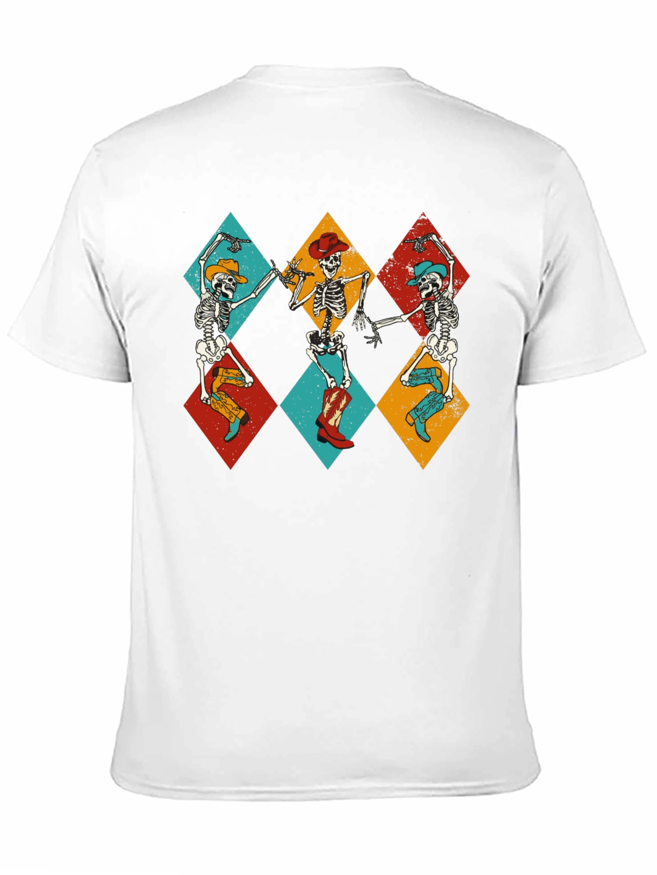 Dancing Skeletons Graphic Tee - Western Theme