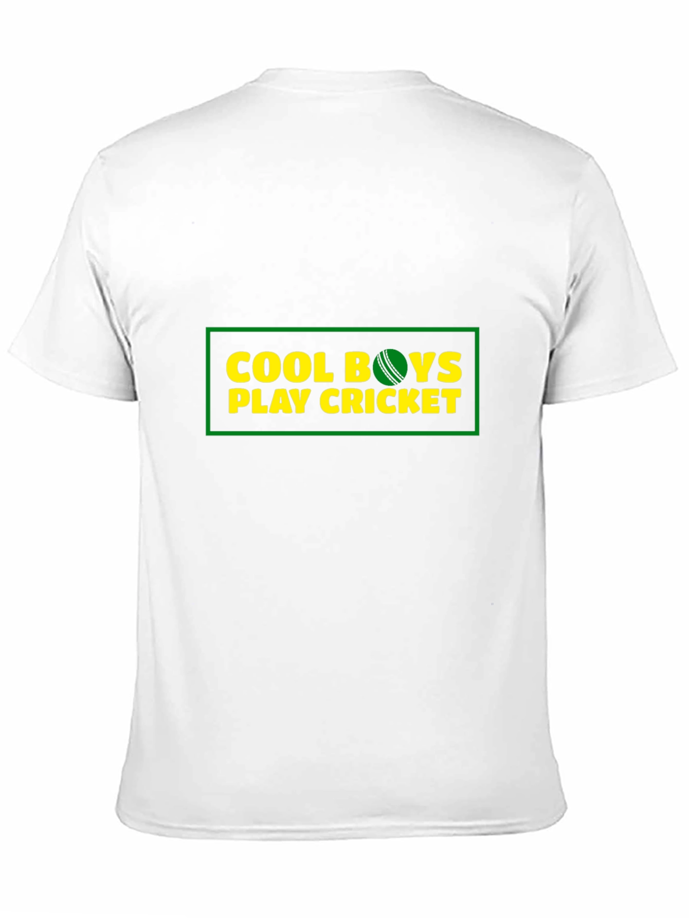 Cool Boys Play Cricket Graphic T-Shirt