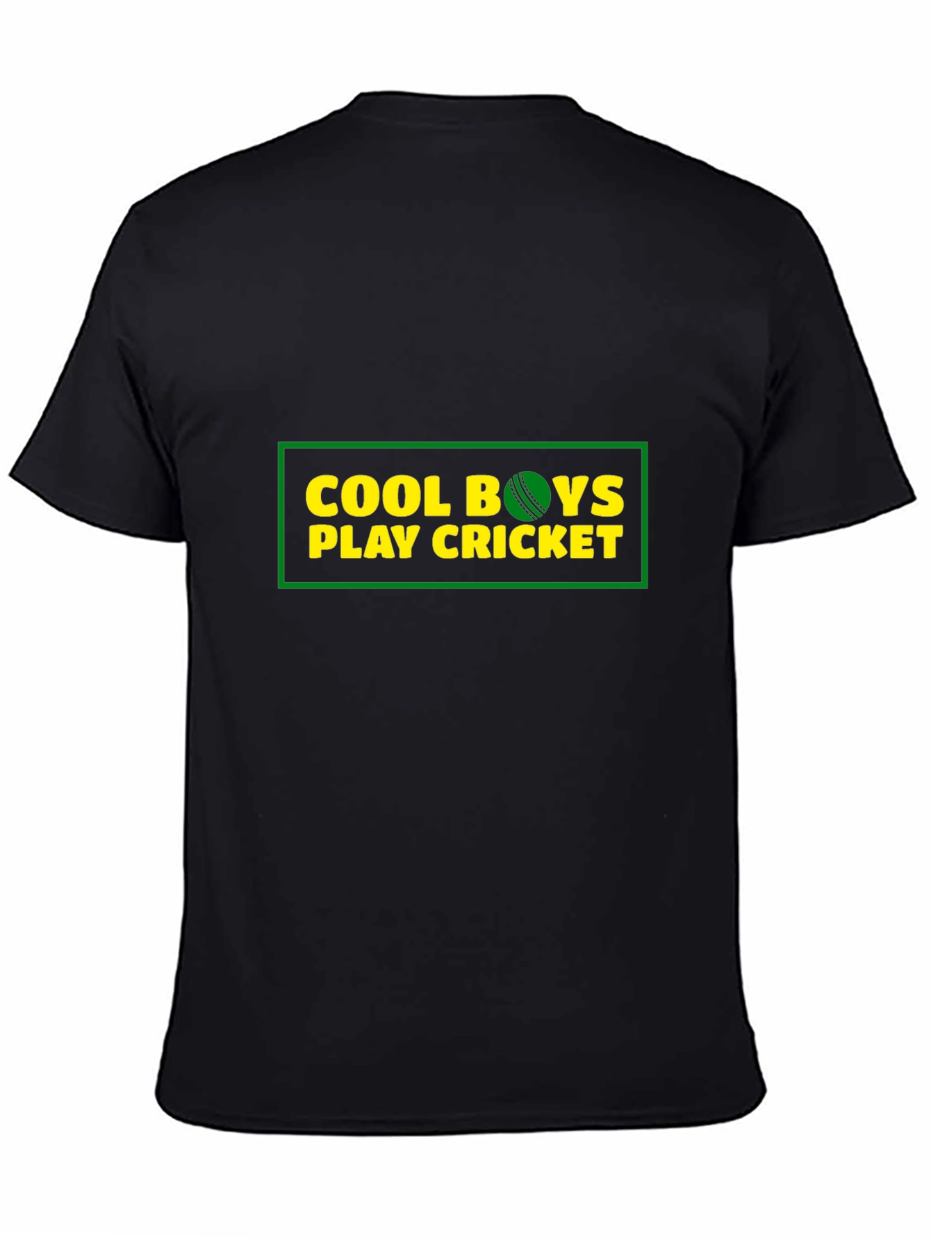 Cool Boys Play Cricket Graphic T-Shirt