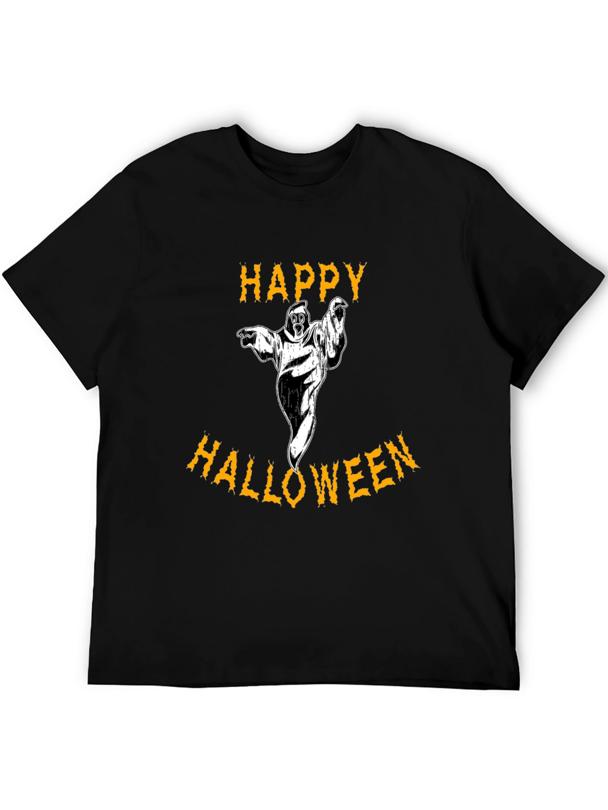 Happy Halloween Graphic Tee - Ghost Design