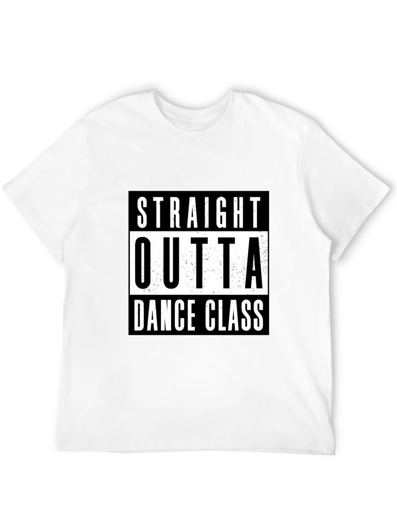 Straight Outta Dance Class Black T-Shirt