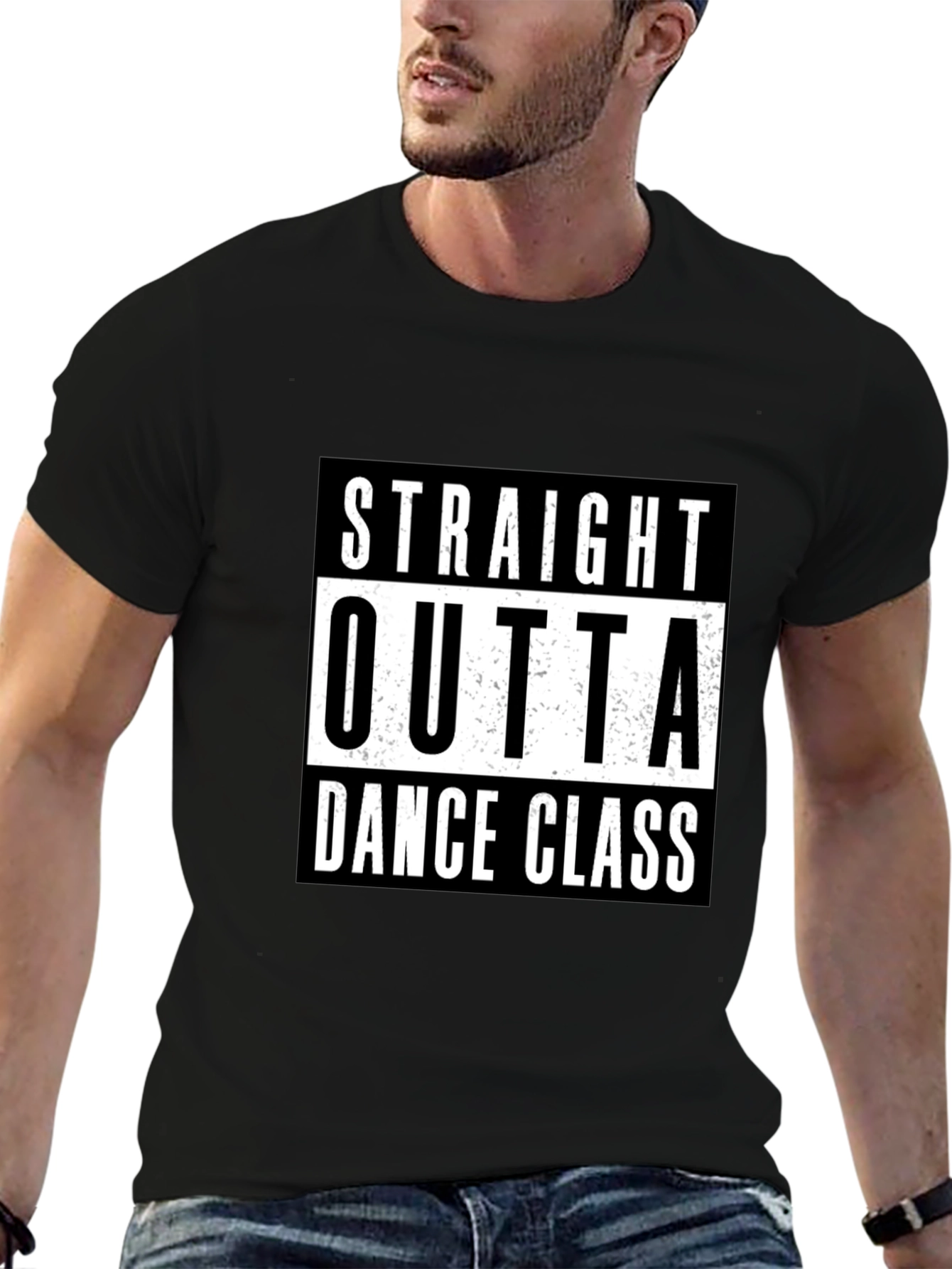 Straight Outta Dance Class Black T-Shirt