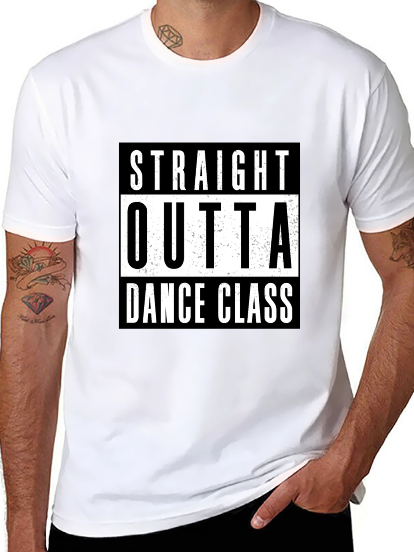 Straight Outta Dance Class Black T-Shirt
