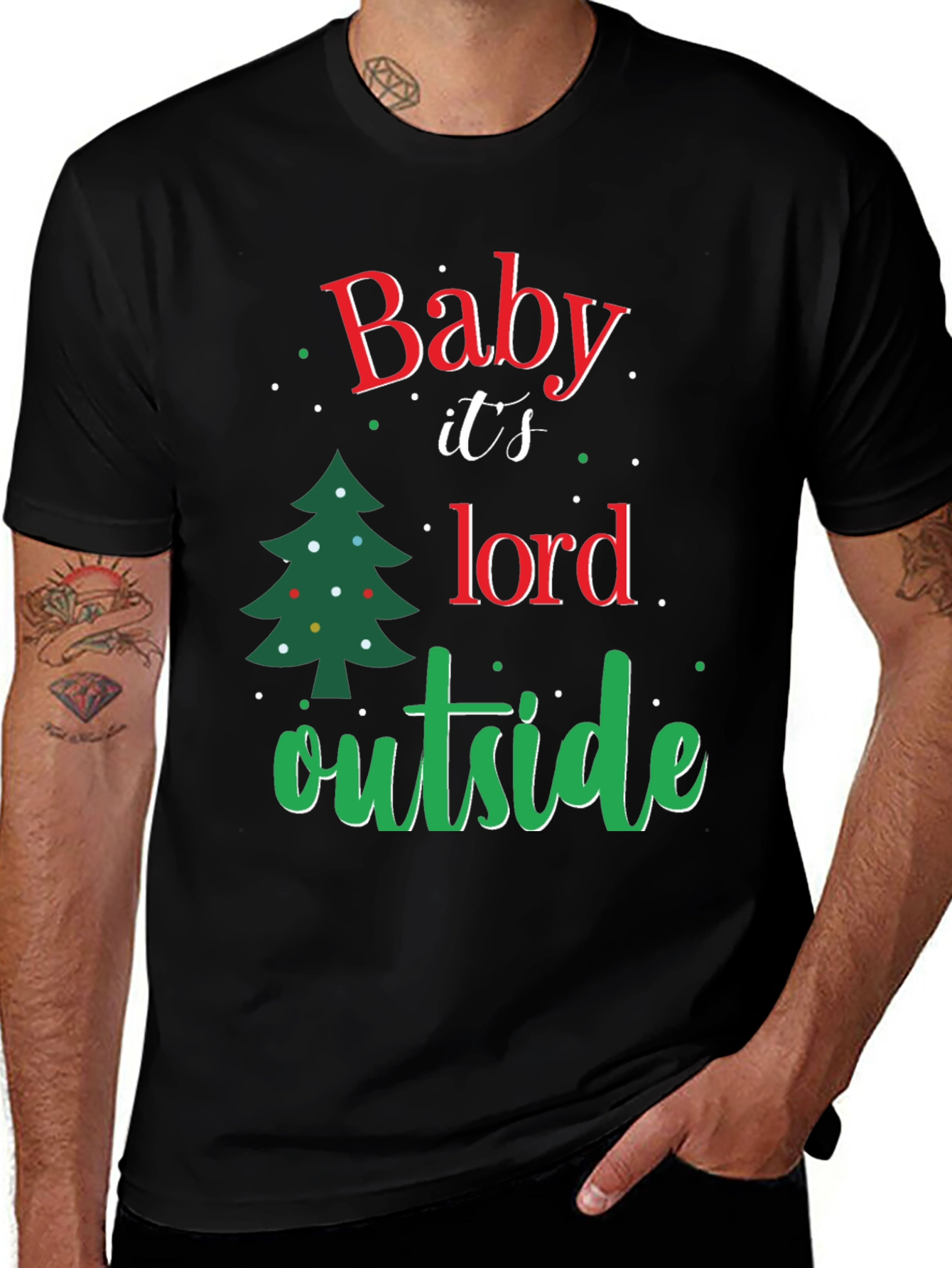 Baby Its Cold Outside Christmas T-Shirt