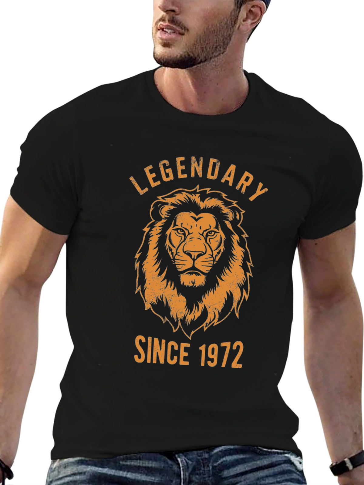 Legendary Since 1972 Lion Graphic T-Shirt