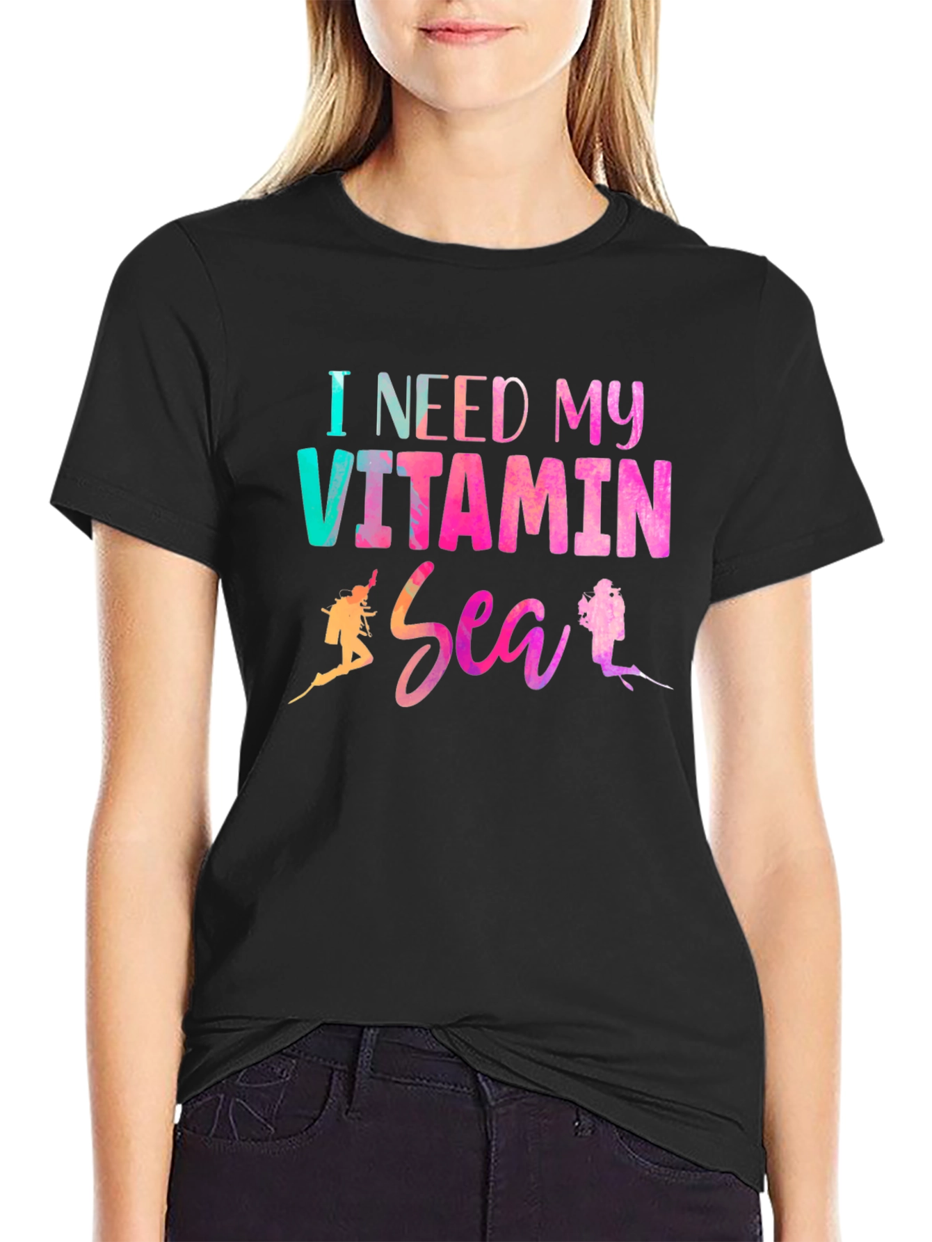 Vitamin Sea Graphic Tee - Diver T-Shirt