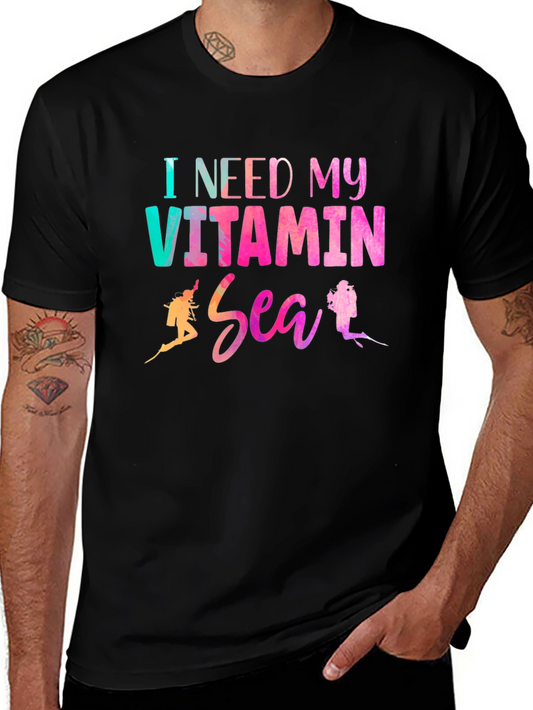 Vitamin Sea Graphic Tee - Diver T-Shirt