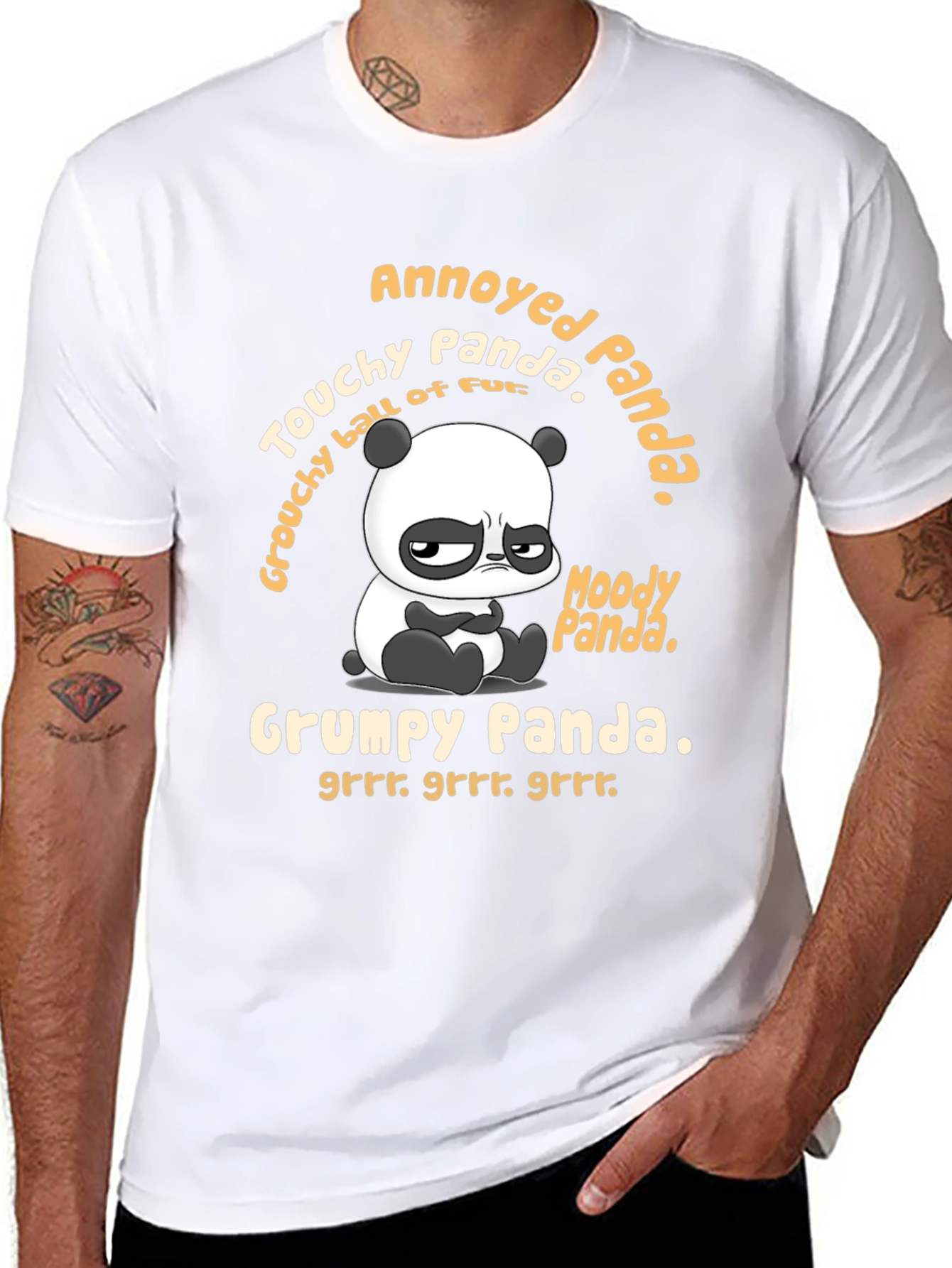 Grumpy Panda T-Shirt - Annoyed Panda Tee