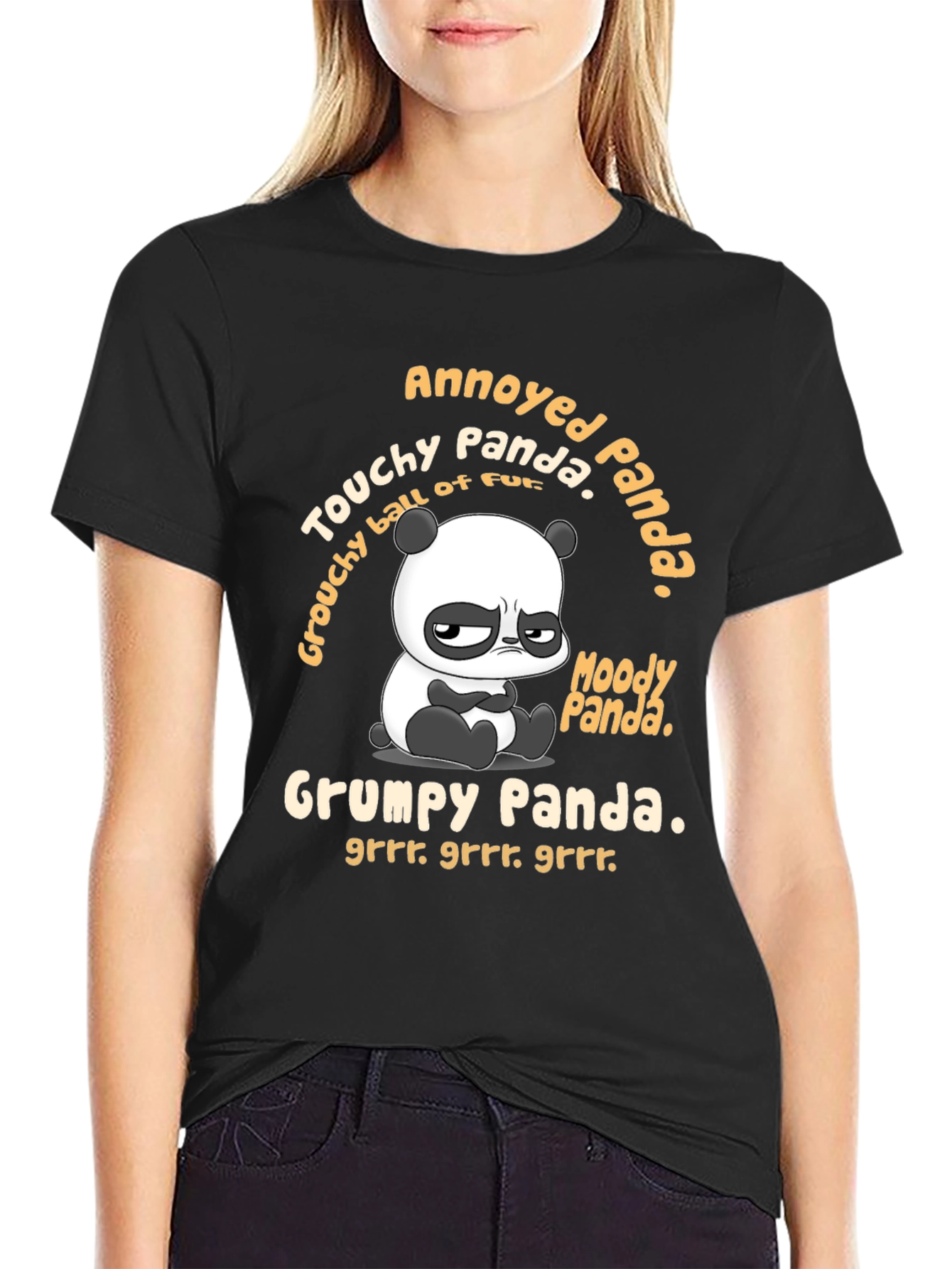 Grumpy Panda T-Shirt - Annoyed Panda Tee