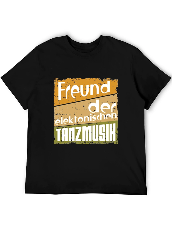 Freund der elektronischen Tanzmusik Black T-Shirt
