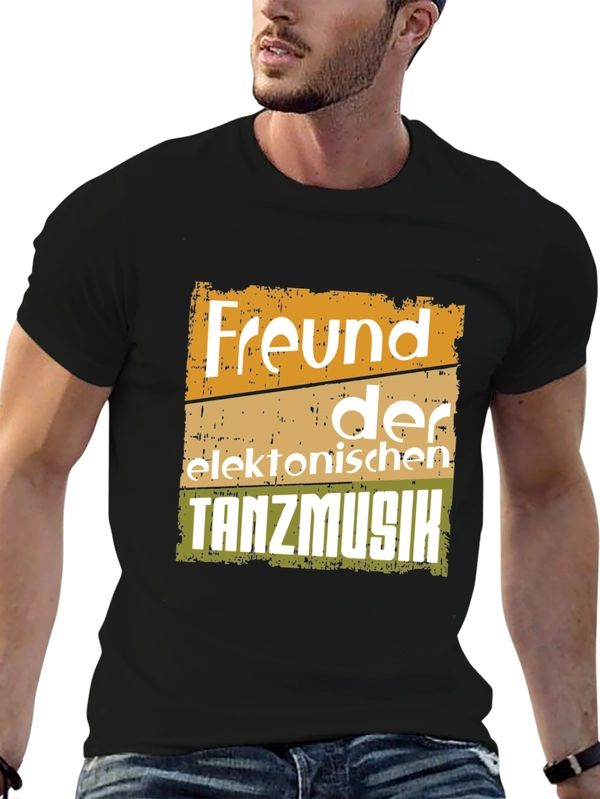 Freund der elektronischen Tanzmusik Black T-Shirt