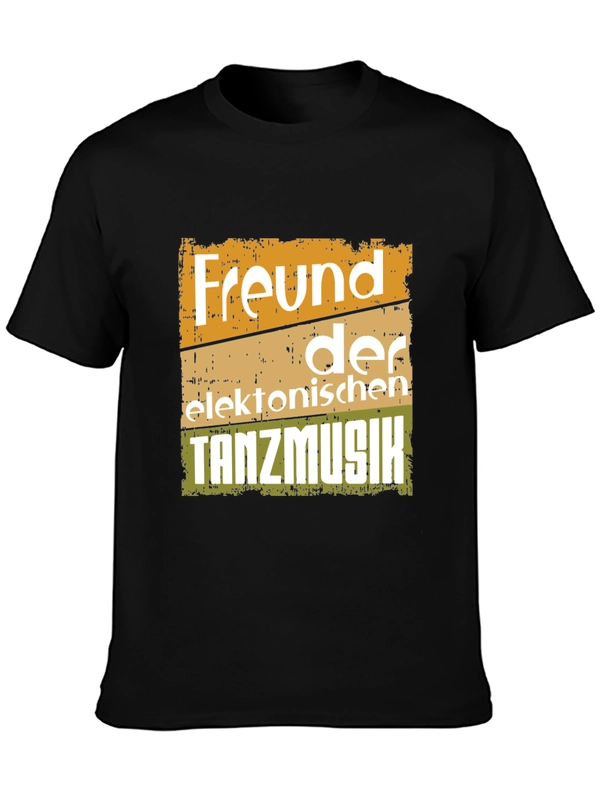 Freund der elektronischen Tanzmusik Black T-Shirt
