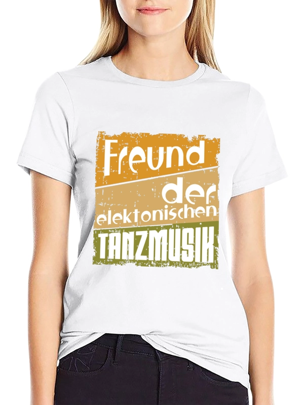 Freund der elektronischen Tanzmusik Black T-Shirt