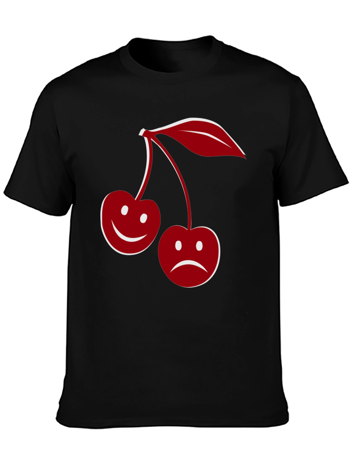 Cherry Moods Graphic Tee - Fun & Expressive