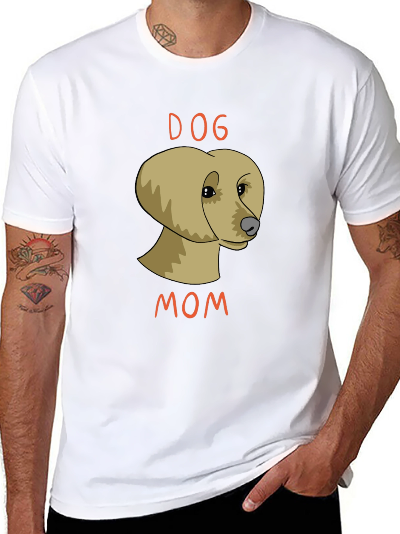 Dog Mom T-Shirt - Cute Dog Graphic Tee