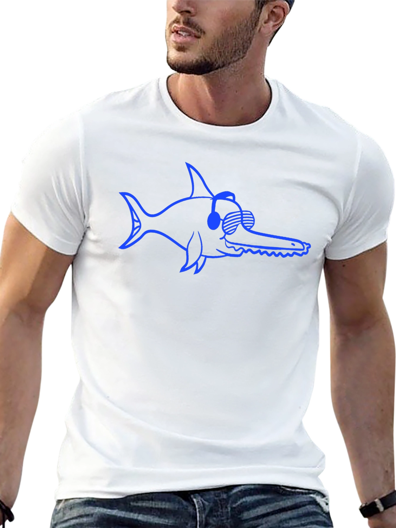 Cool Sawfish Graphic Tee