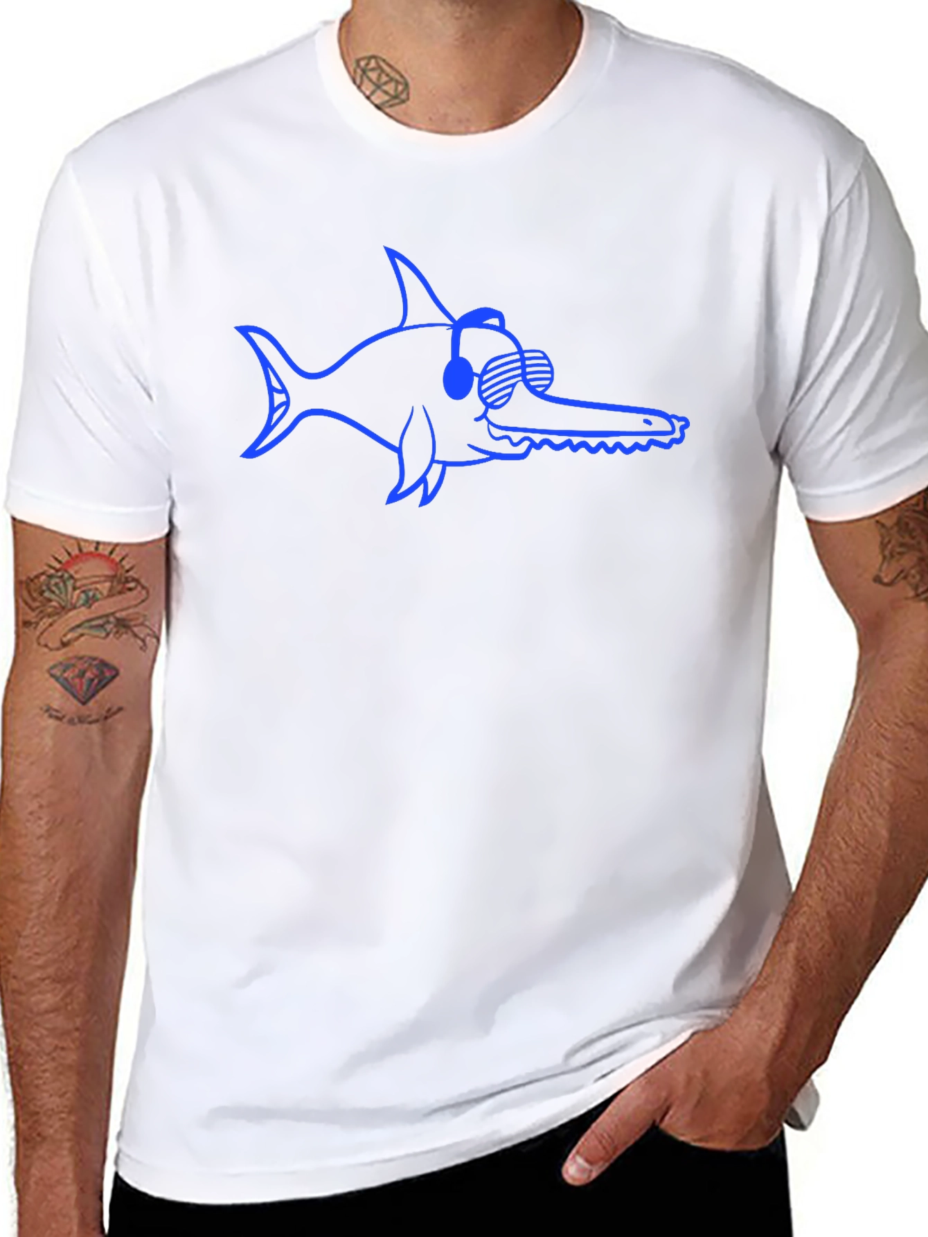 Cool Sawfish Graphic Tee