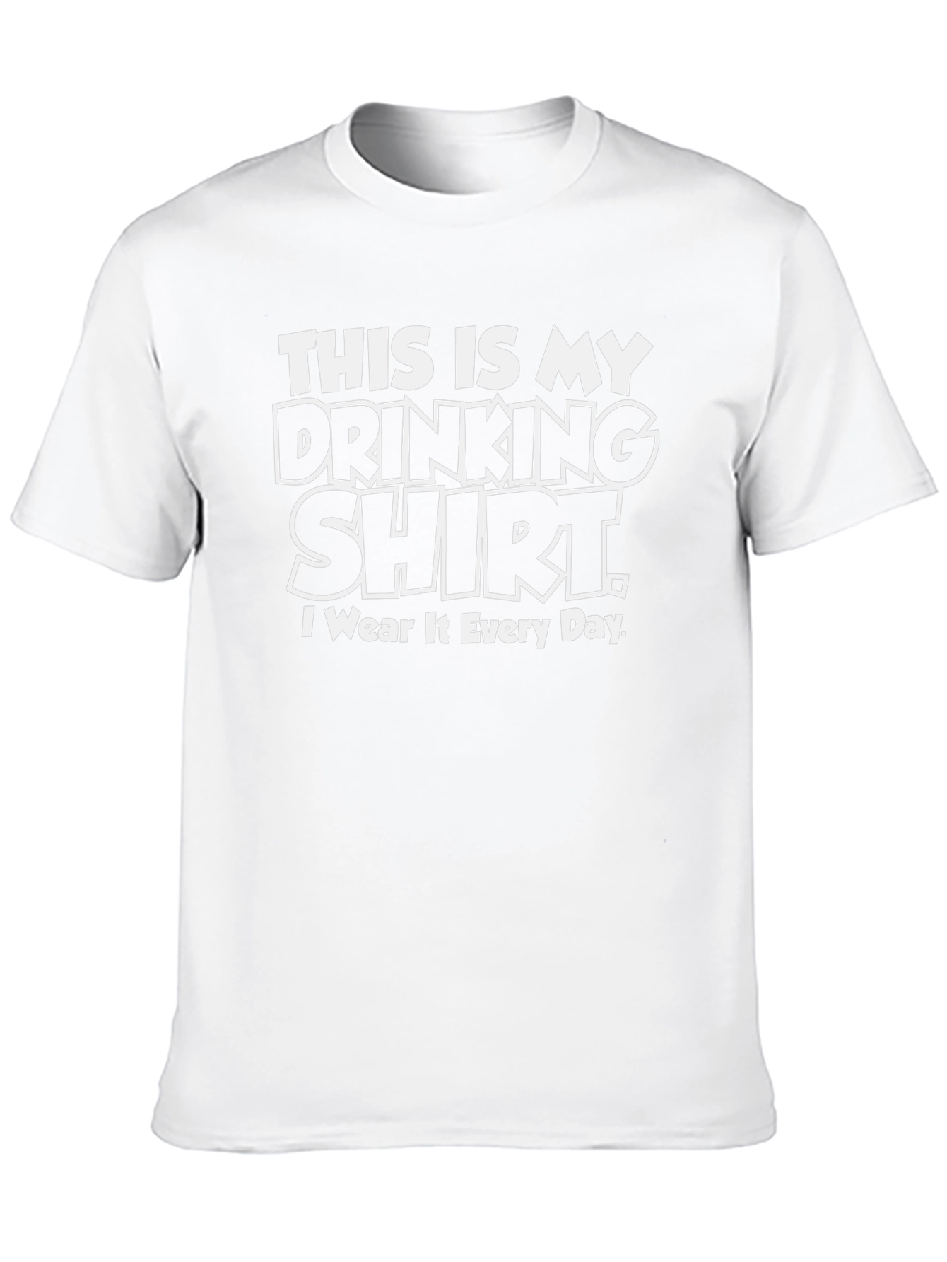 Drinking Shirt - Mens Black Graphic Tee