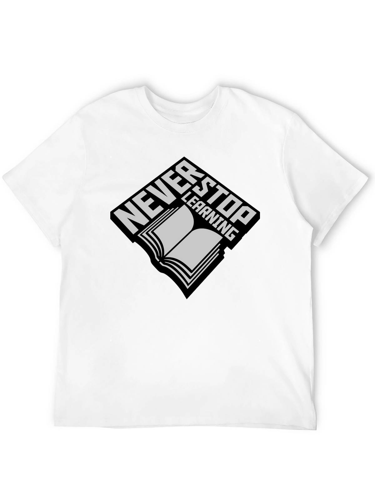Never Stop Learning Graphic T-Shirt