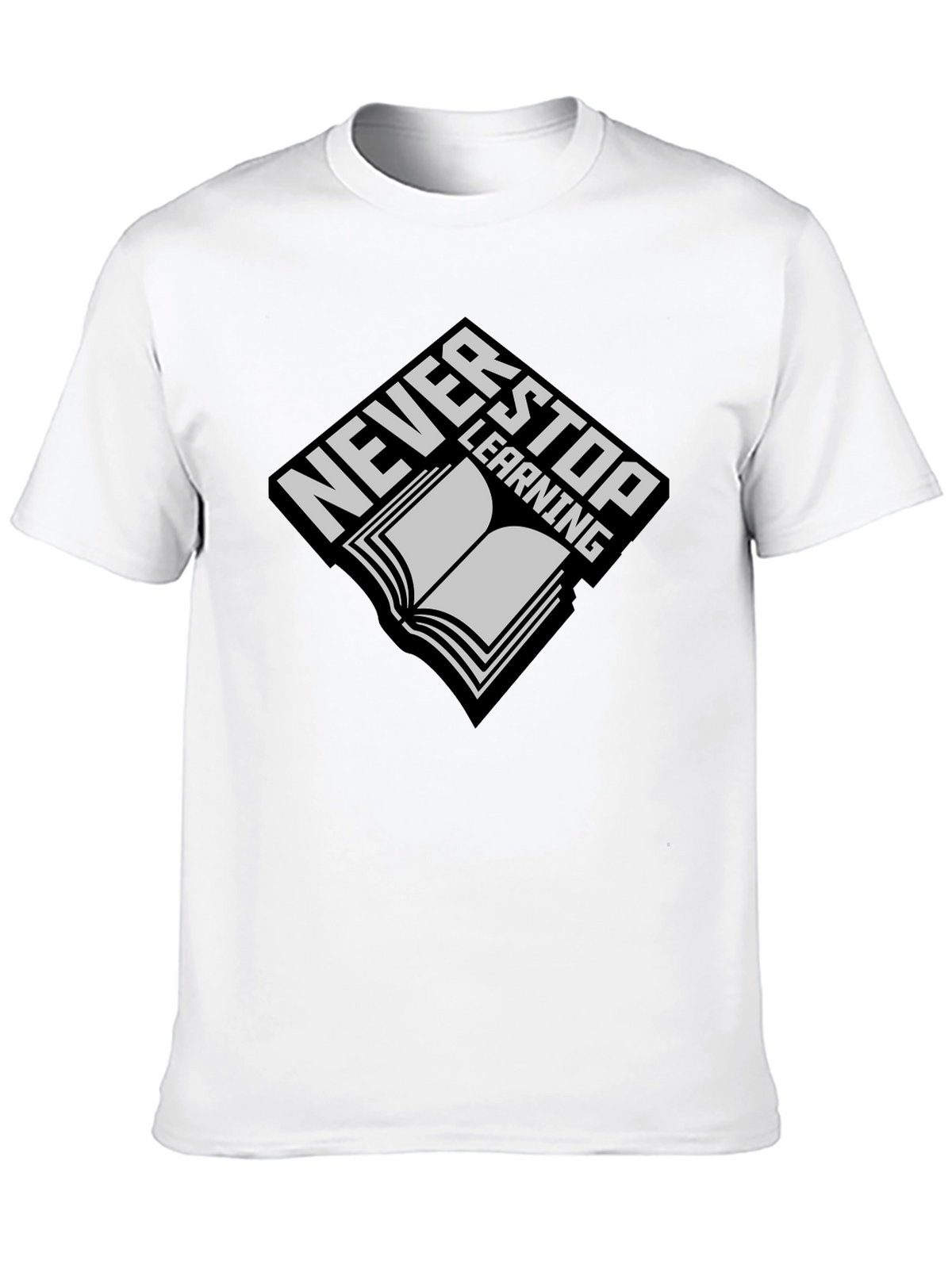 Never Stop Learning Graphic T-Shirt