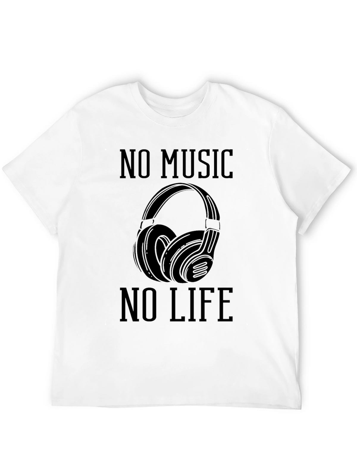 No Music No Life Graphic T-Shirt