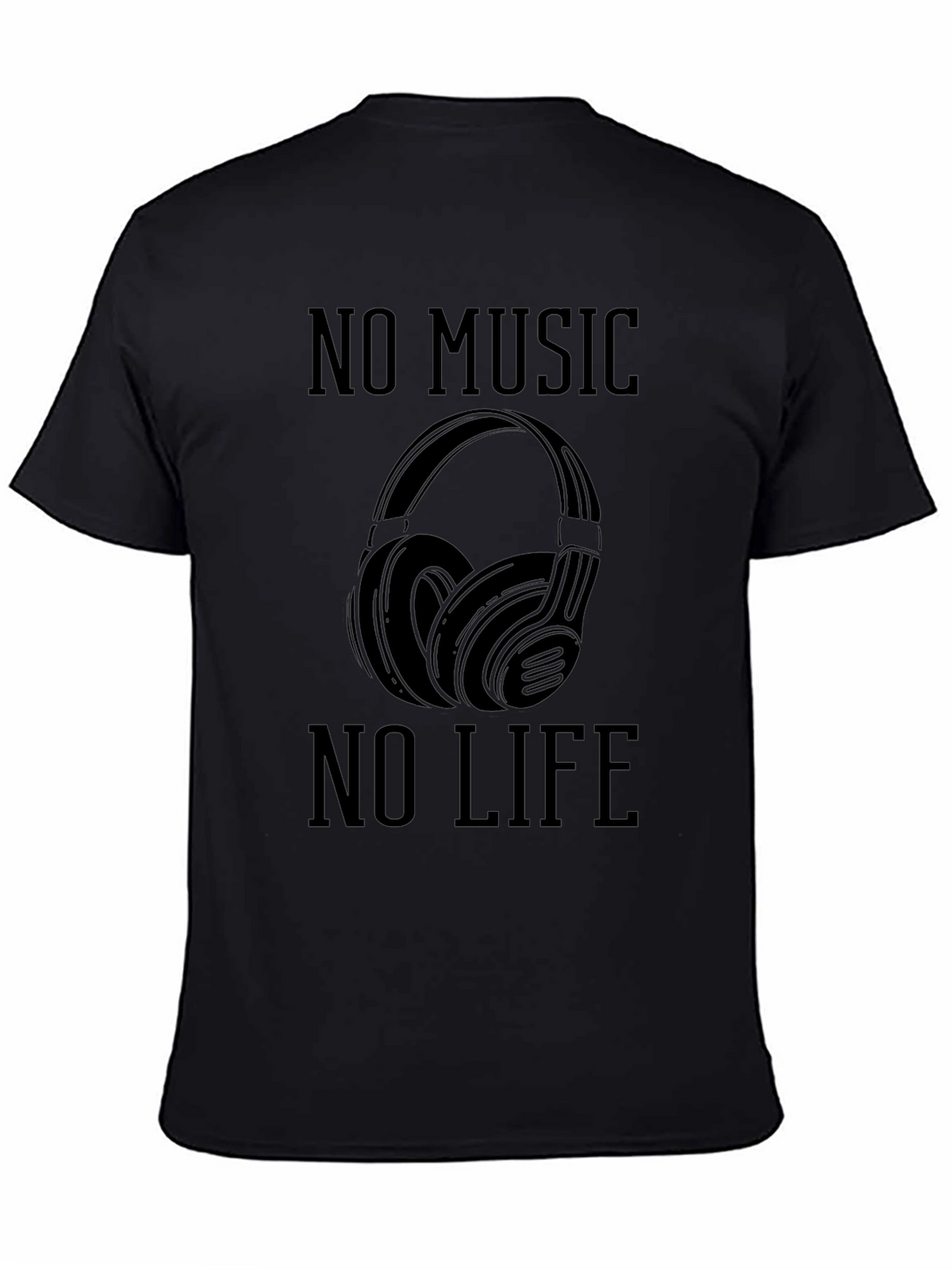 No Music No Life Graphic T-Shirt