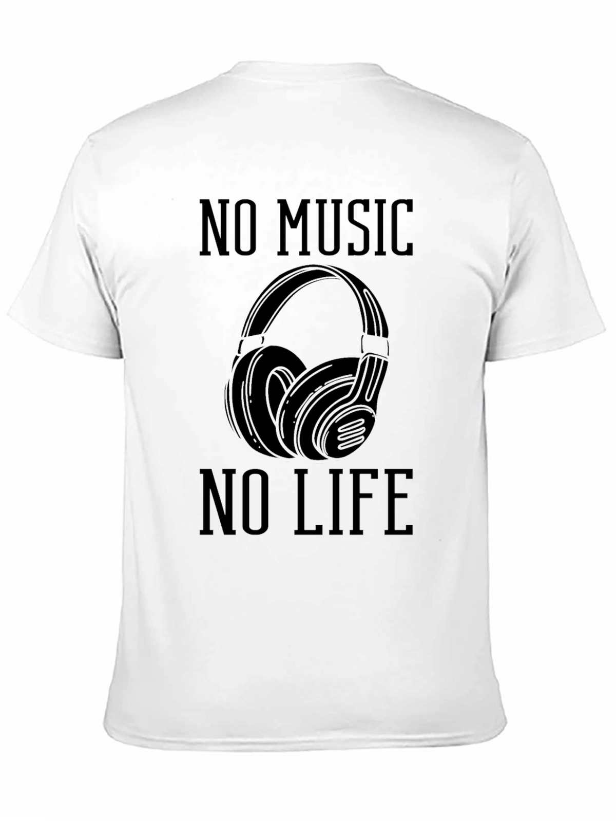 No Music No Life Graphic T-Shirt