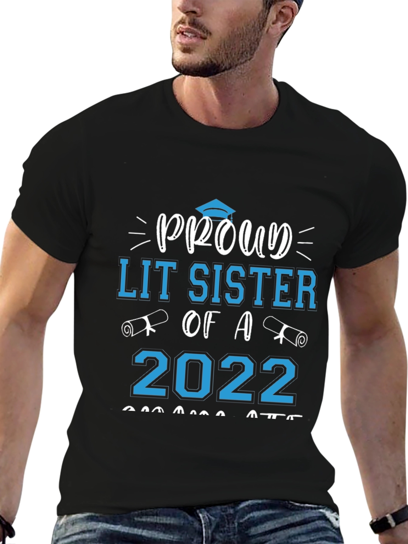 Proud Lit Sister of a 2022 Graduate T-Shirt