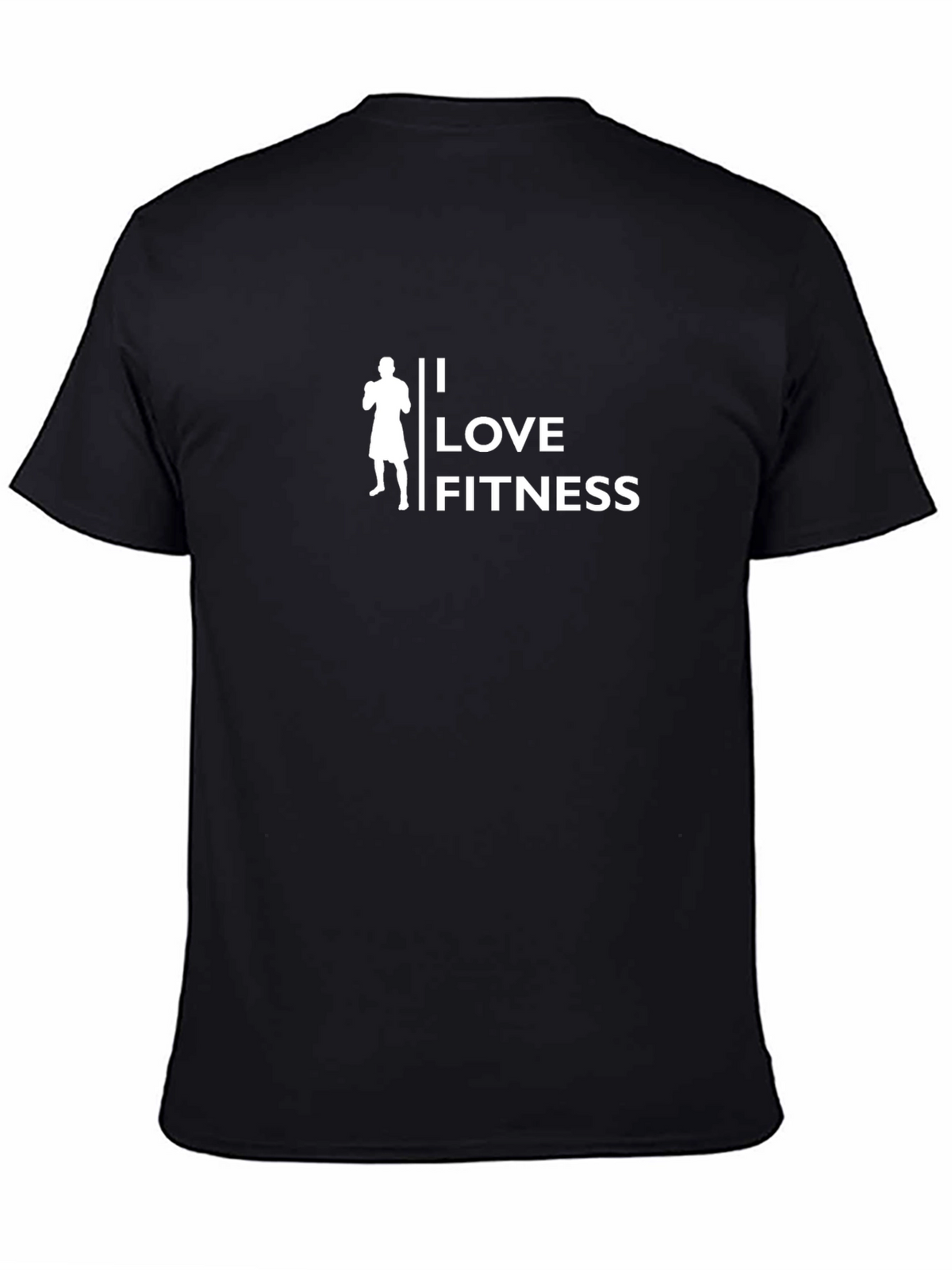 I Love Fitness T-Shirt - Black