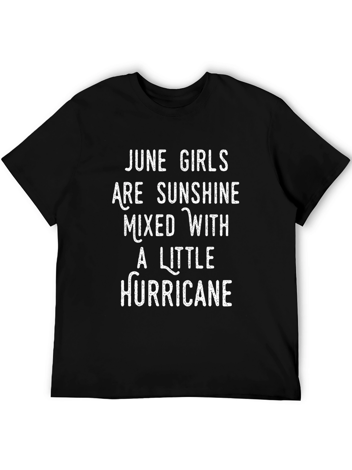 June Girls Sunshine Hurricane Black Tee