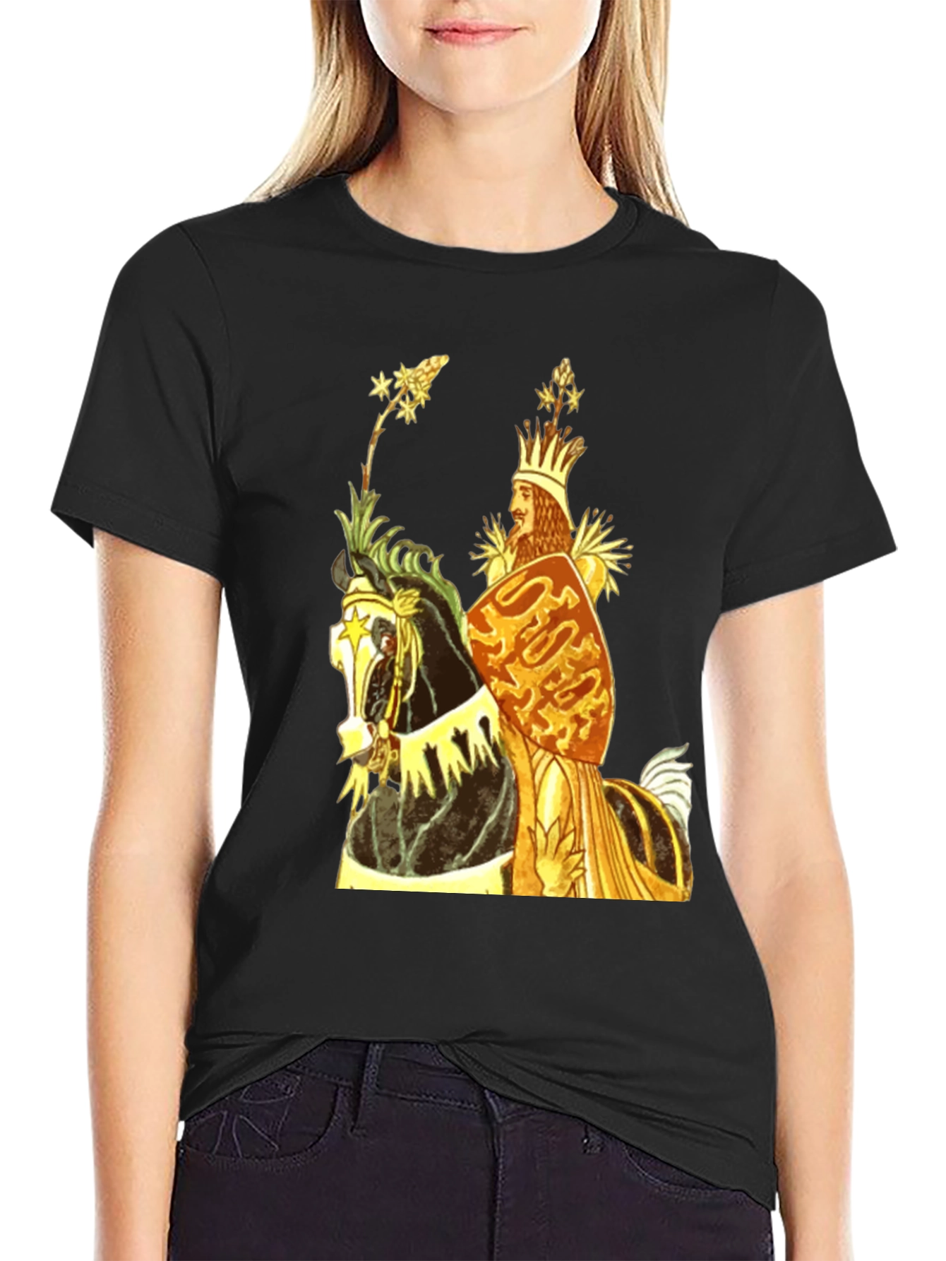 Royal Knight T-Shirt - Medieval Horseman Tee