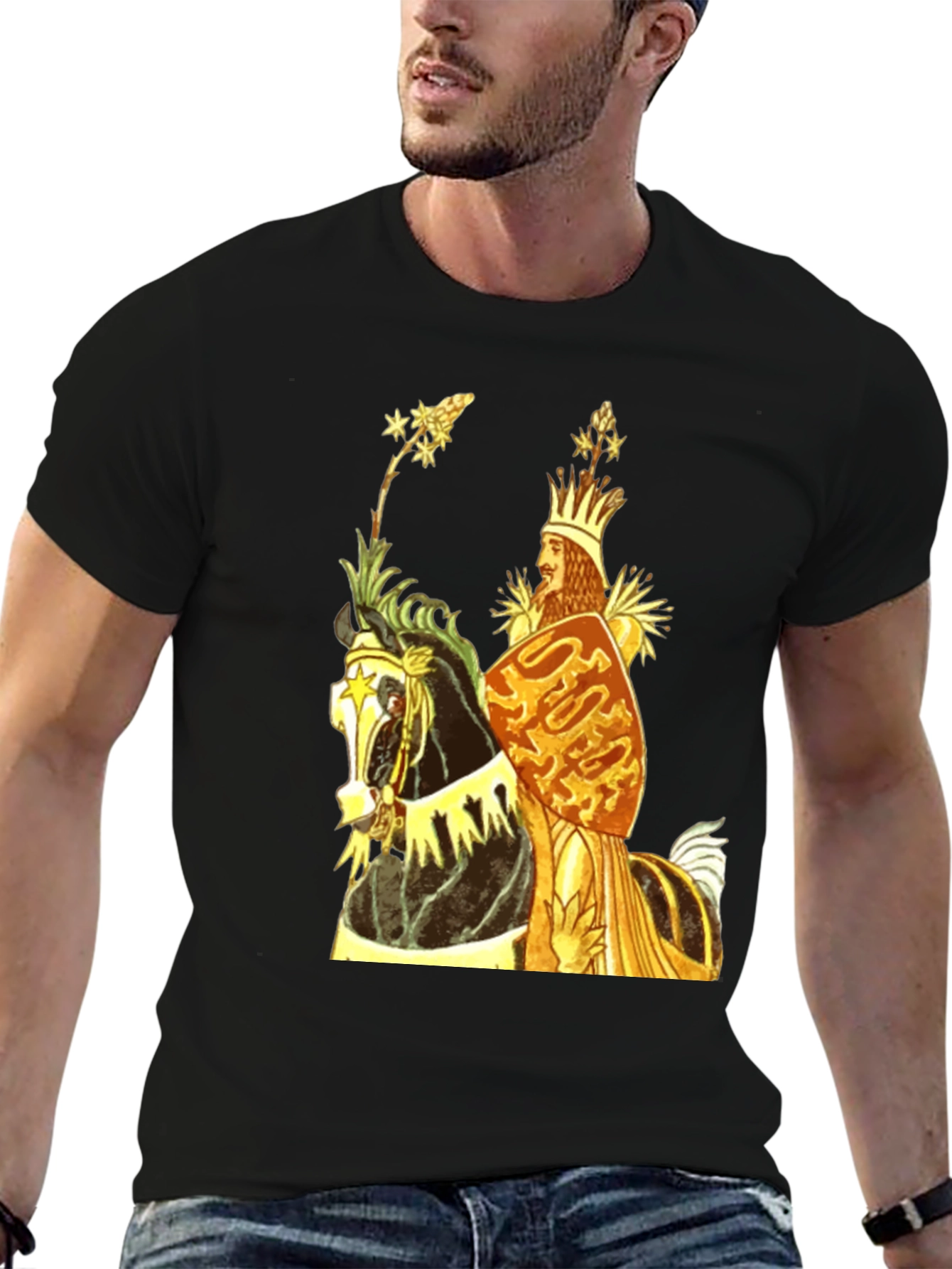 Royal Knight T-Shirt - Medieval Horseman Tee