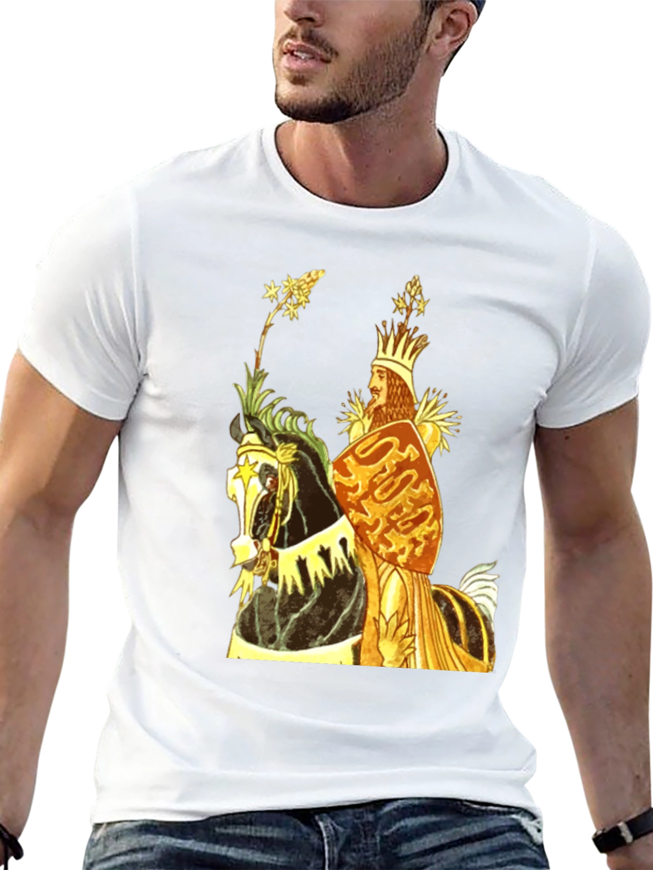 Royal Knight T-Shirt - Medieval Horseman Tee