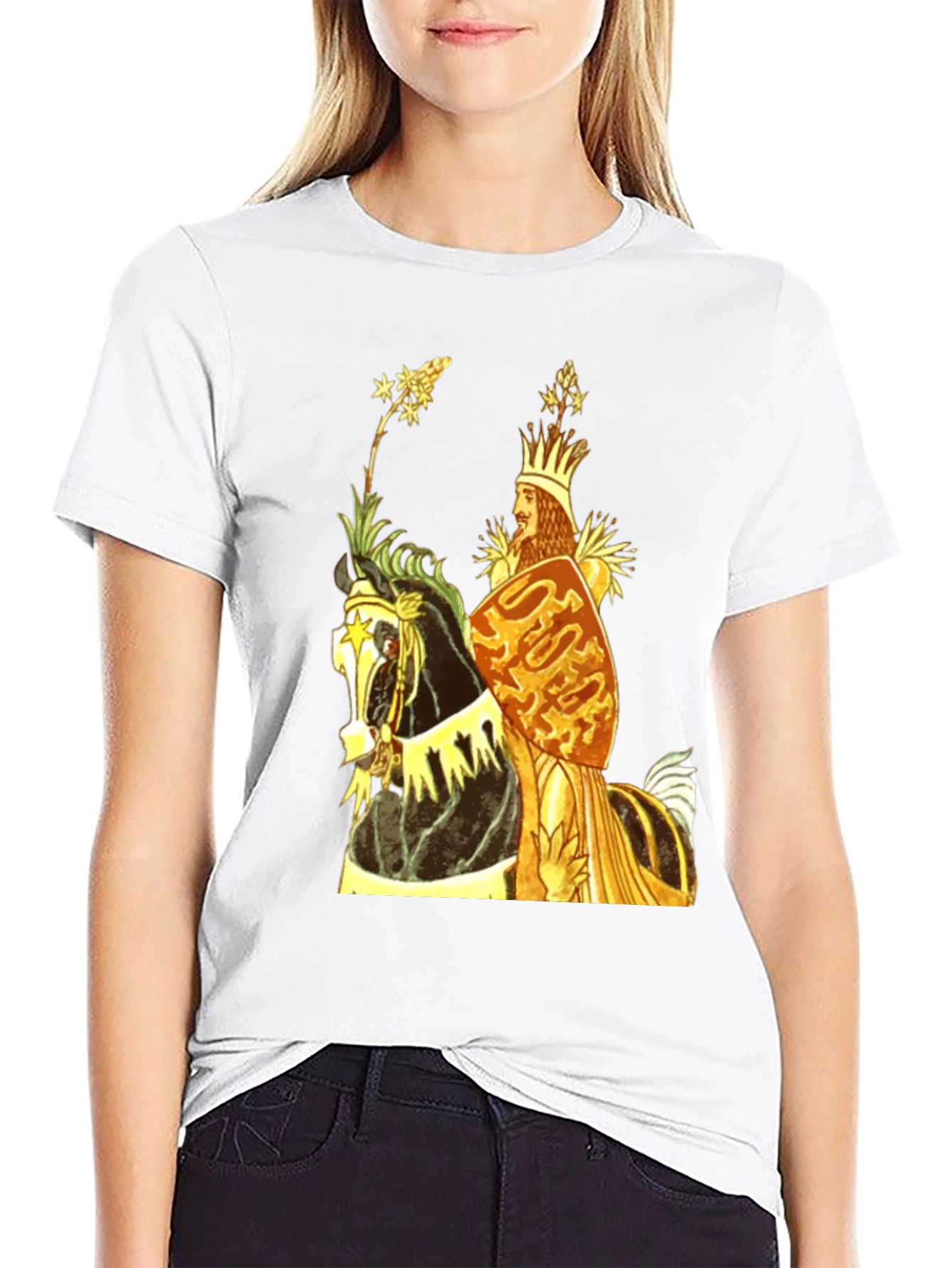 Royal Knight T-Shirt - Medieval Horseman Tee