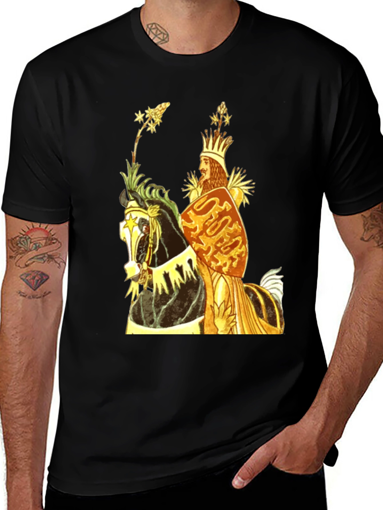 Royal Knight T-Shirt - Medieval Horseman Tee