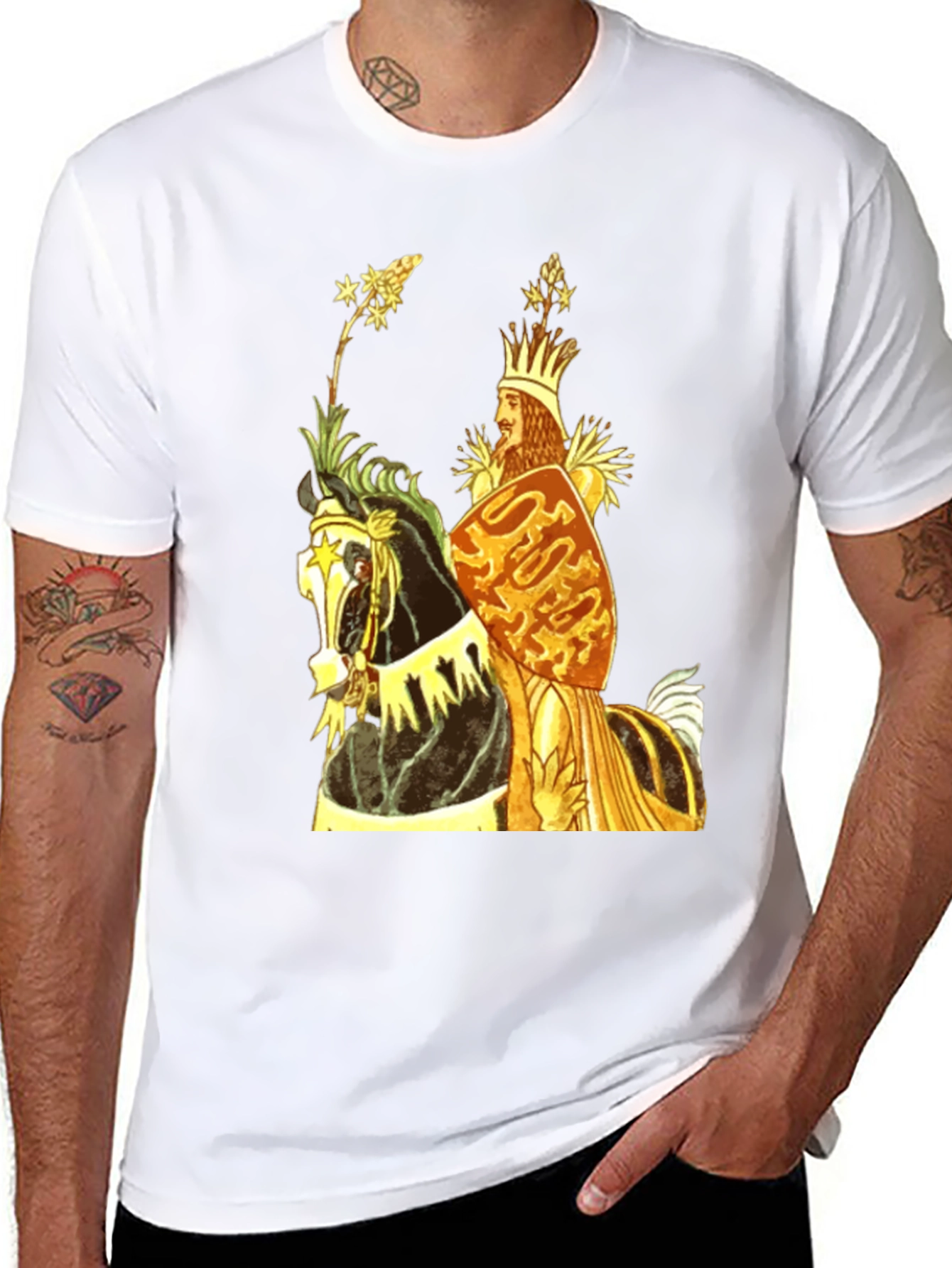 Royal Knight T-Shirt - Medieval Horseman Tee