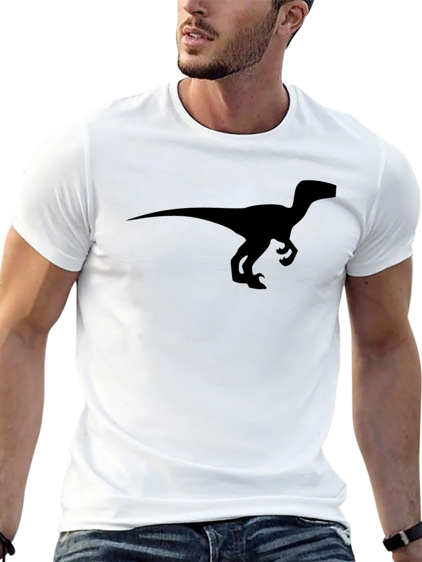 Raptor Silhouette Black T-Shirt