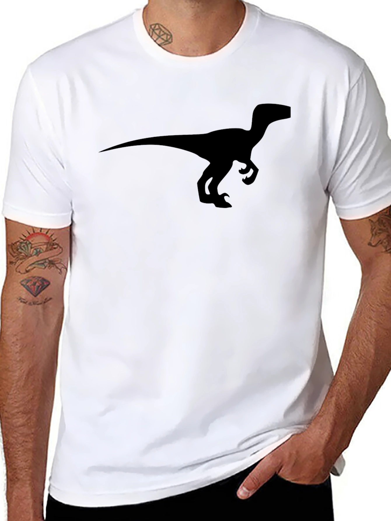 Raptor Silhouette Black T-Shirt