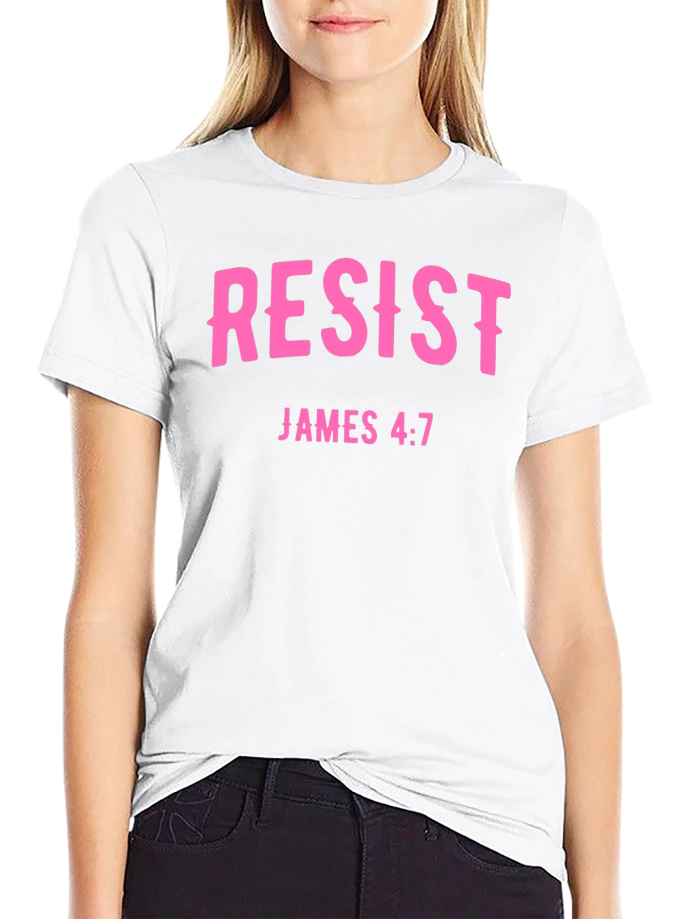 Resist James 4:7 Graphic T-Shirt