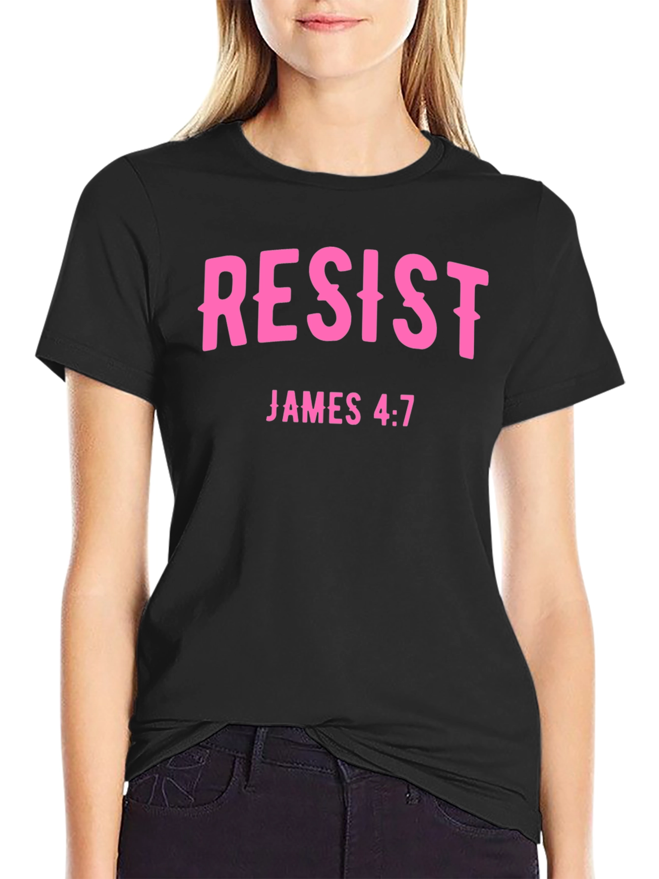 Resist James 4:7 Graphic T-Shirt