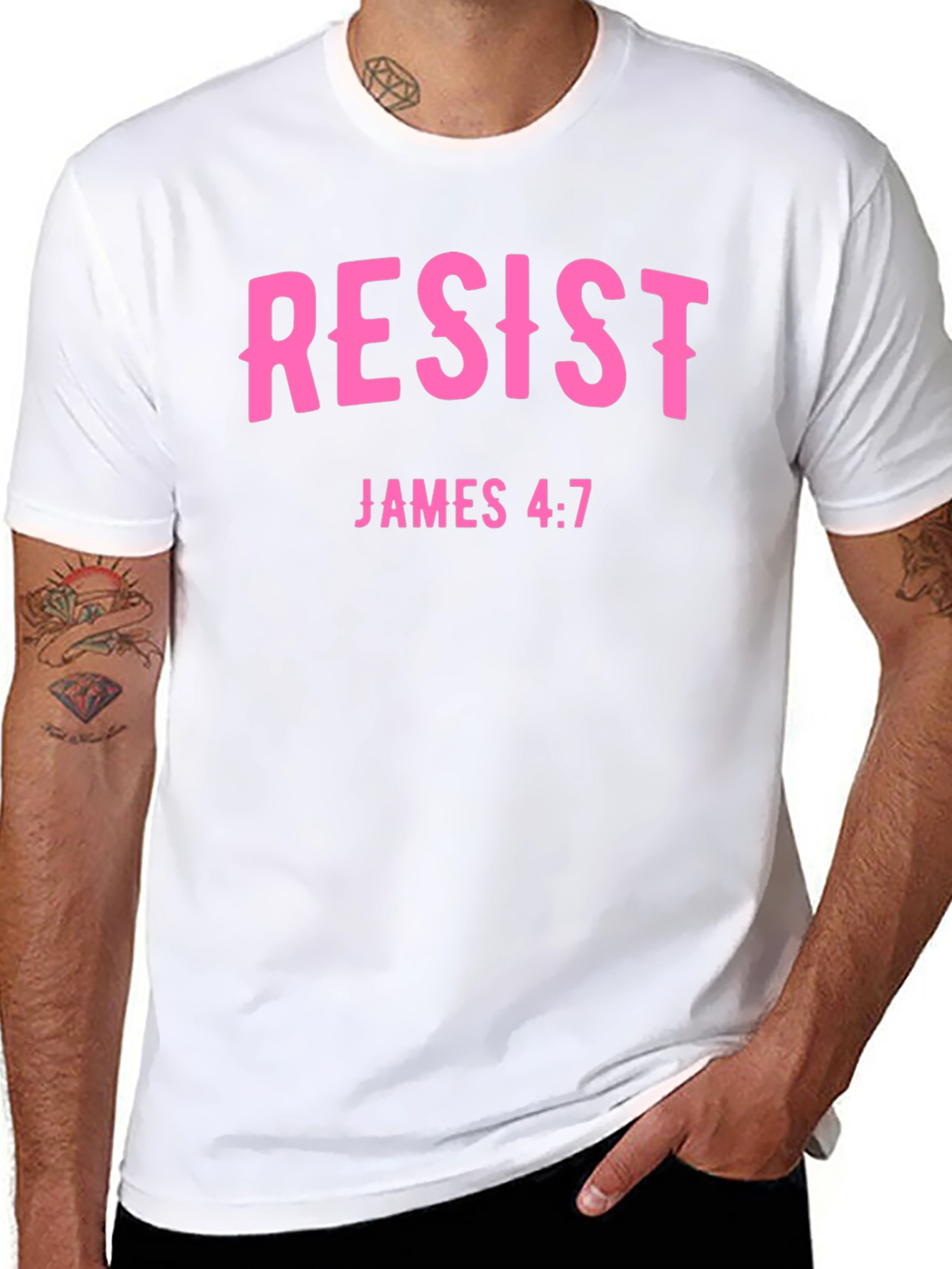 Resist James 4:7 Graphic T-Shirt