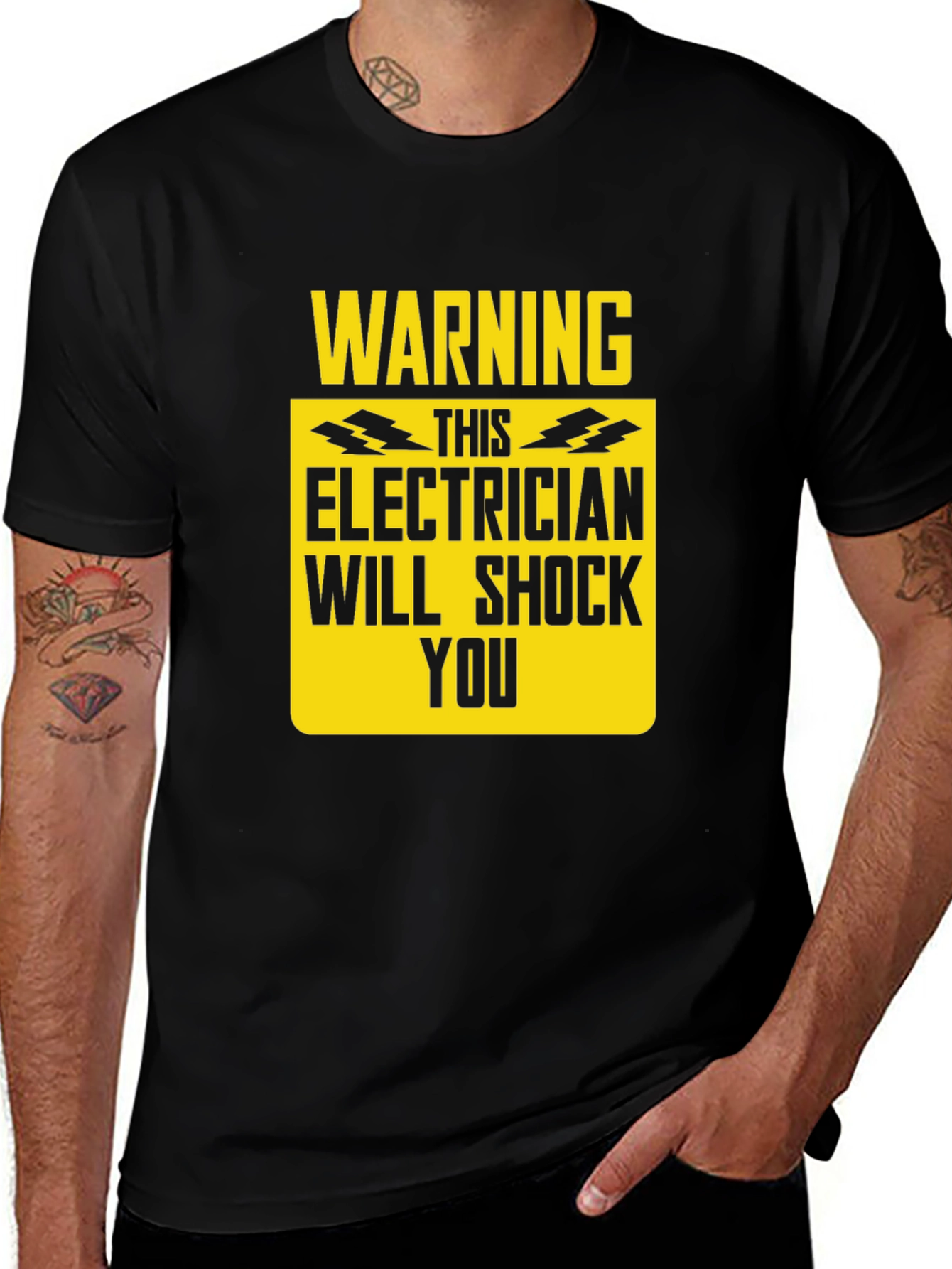 Warning Electrician Will Shock You T-Shirt