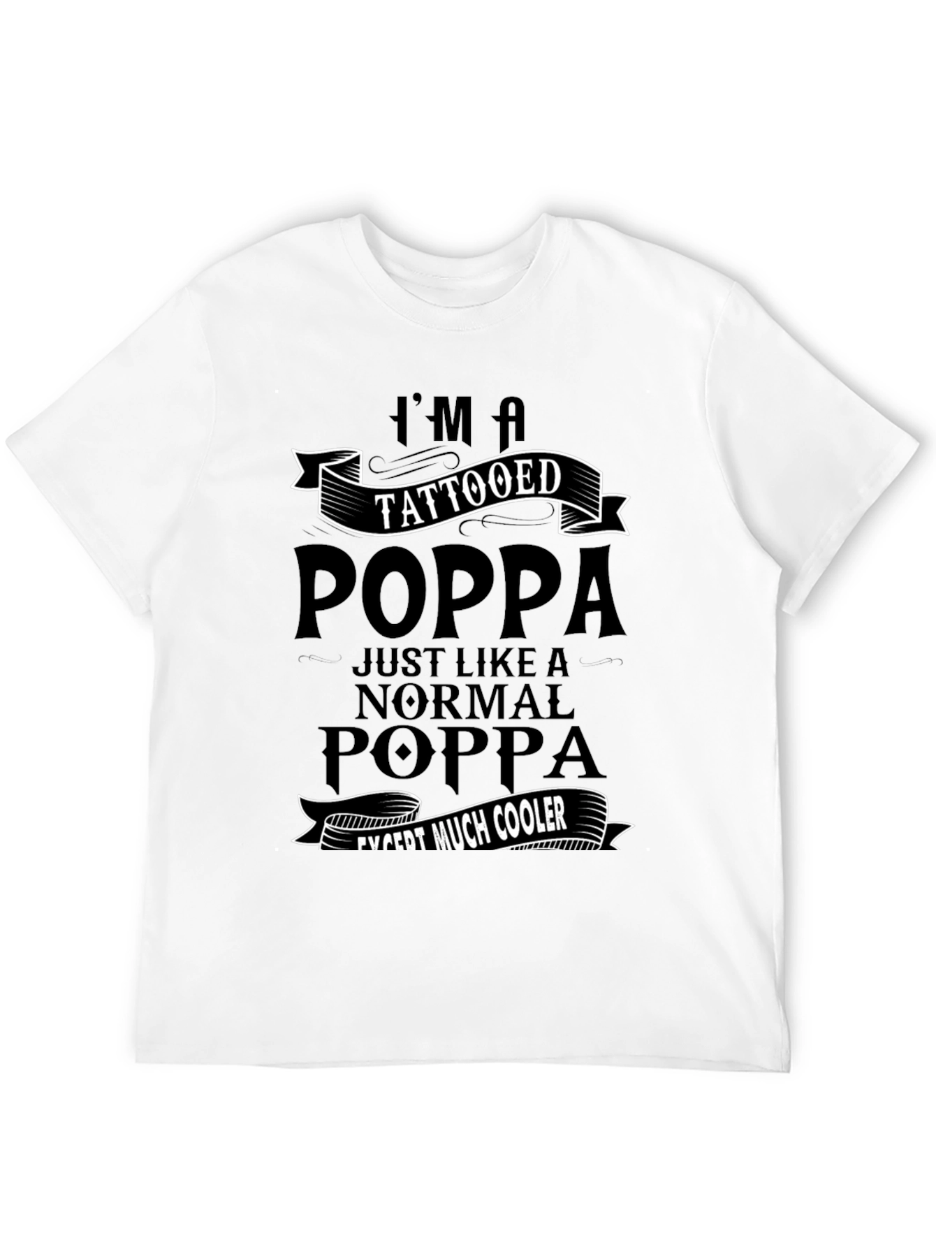 Tattooed Poppa T-Shirt - Cool Dad Tee